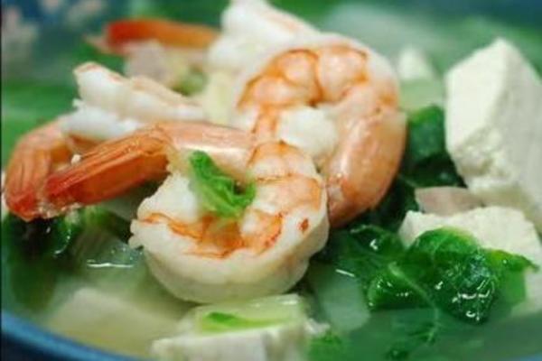 小白菜豆腐汤