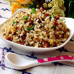 芽菜肉末炒饭的做法[图]