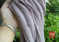 紫薯肉松麻花卷的做法图解3