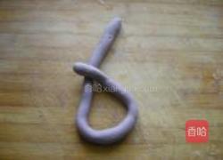 紫薯肉松麻花卷的做法图解7