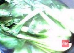 素炒油菜的做法图解2