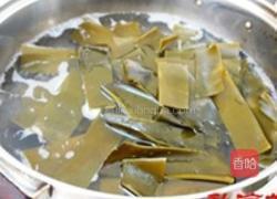 海带枸杞排骨汤的做法图解1
