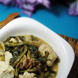 雪里蕻炖豆腐的做法[图]