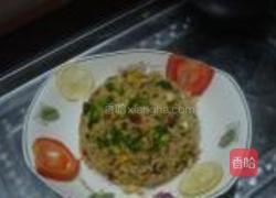 咖喱腊肠蛋炒饭的做法图解6