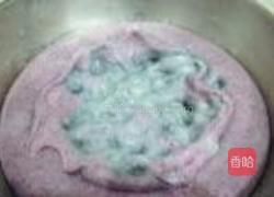 紫米黑馒头的做法图解4