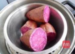 紫薯蛋糕的做法图解1