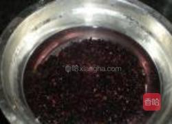 黑米杏仁糊的做法图解3