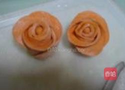 胡萝卜玫瑰面食的做法图解10