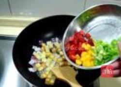 红花焖饭蔬菜海鲜的做法图解11