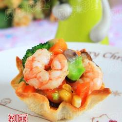 金盏虾仁的做法[图]