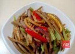 炒荞麦鱼的做法图解15