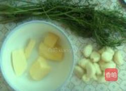 蒜香茴香面包的做法图解2