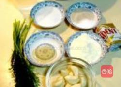 大蒜茴香面包的做法图解1