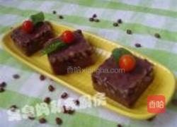 杏仁红豆糕的做法图解11