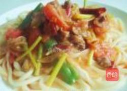 蒜薹拌面的做法图解12