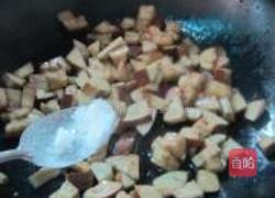 红椒炒茄丁的做法图解4