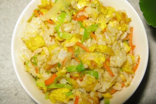 蔬菜什锦炒饭