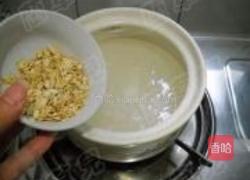 菊花燕麦粥的做法图解4
