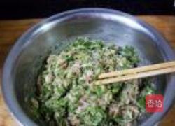 鲜肉荠菜大馄饨的做法图解1