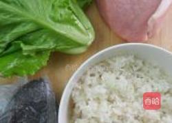 烤肉米饭汉堡的做法图解1