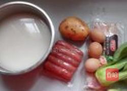 培根香肠煲仔饭的做法图解1