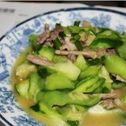 肉片炒丝瓜的做法[图]
