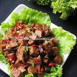 黄豆辣酱炒豆干的做法[图]