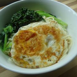 沙葱鸡蛋面的做法[图]