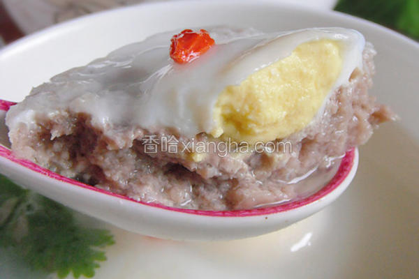 荷包蒸肉饼