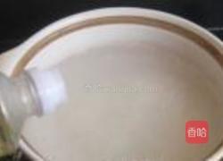 荠菜鸡肝糯米粥的做法图解2