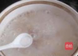 荠菜鸡肝糯米粥的做法图解6