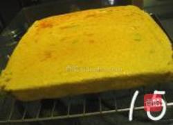 毛豆戚风蛋糕卷的做法图解15