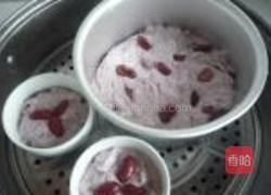 紫薯蜜豆发糕的做法图解5