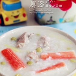排骨蟹棒粥的做法[图]