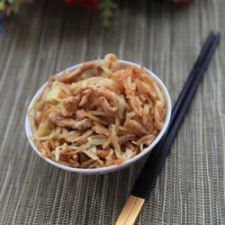 肉丝炒饼的做法[图]