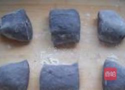 黑米面馒头的做法图解4