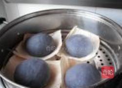 黑米面馒头的做法图解6
