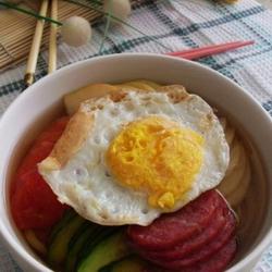 水果香肠凉面的做法[图]