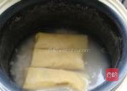 百叶包煮粥的做法图解6