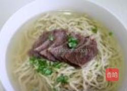 清汤牛肉面的做法图解14