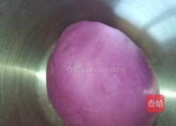 紫薯玉米面馒头的做法图解3