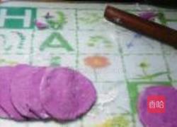 紫薯花包的做法图解5