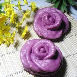 紫薯花包的做法[图]