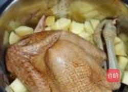 无水土豆五谷炖鸡的做法图解8