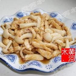 白玉菇滑鸡柳的做法[图]