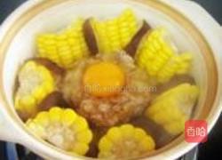 肉饼蒸蛋金银饭的做法图解11