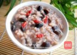 枸杞黑豆粥的做法图解6