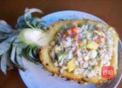 芝士菠萝焗饭的做法图解6