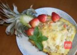 芝士菠萝焗饭的做法图解9