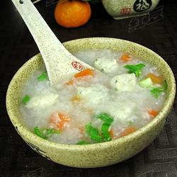 胡萝卜肉丸粥的做法[图]